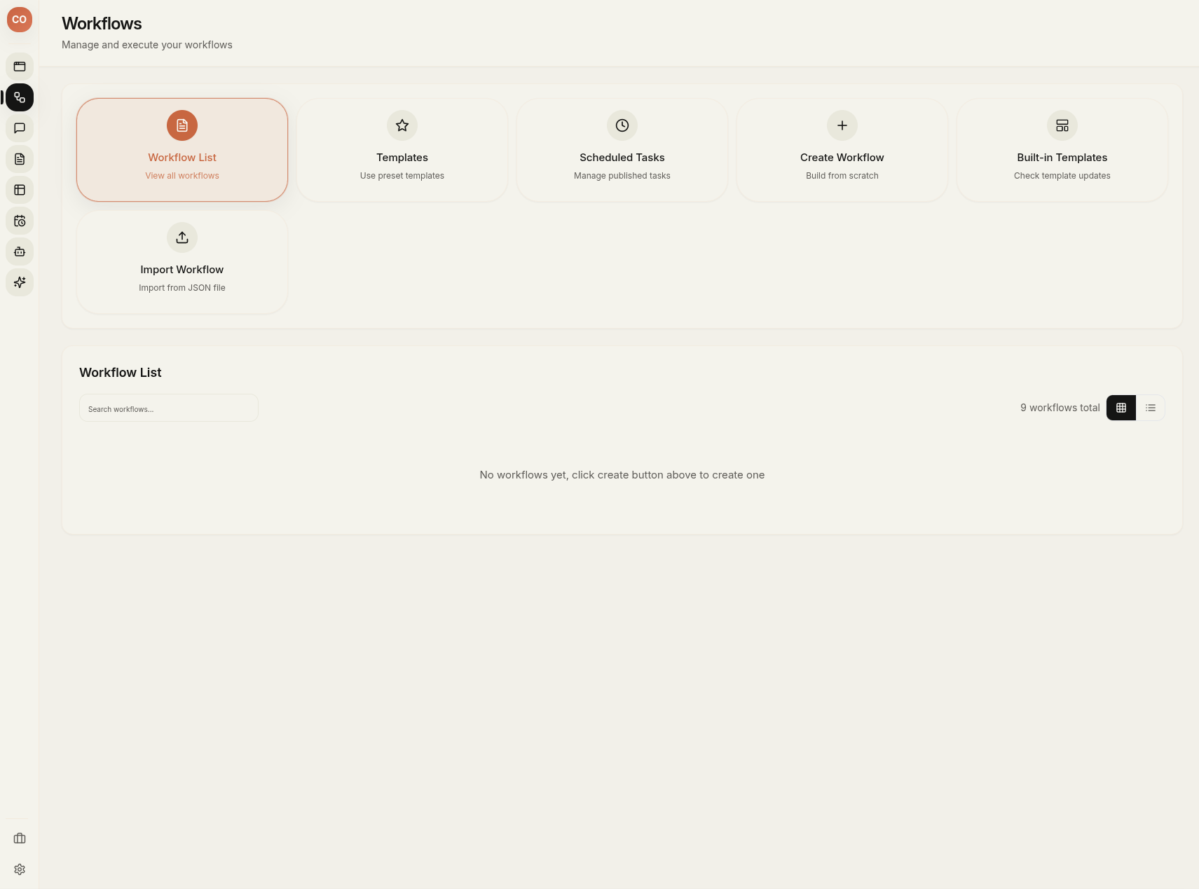Workflow Management